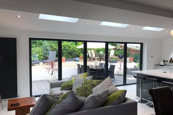 three velux rooflights line the roof